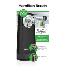 Hamilton Beach FlexCut cordless can opener retail box with product image