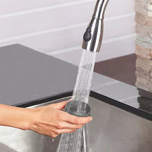 Coffee maker carafe filling under sink faucet with running water