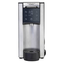 Hamilton Beach FlexBrew 6-in-1 coffee maker with black front control panel and cup platform