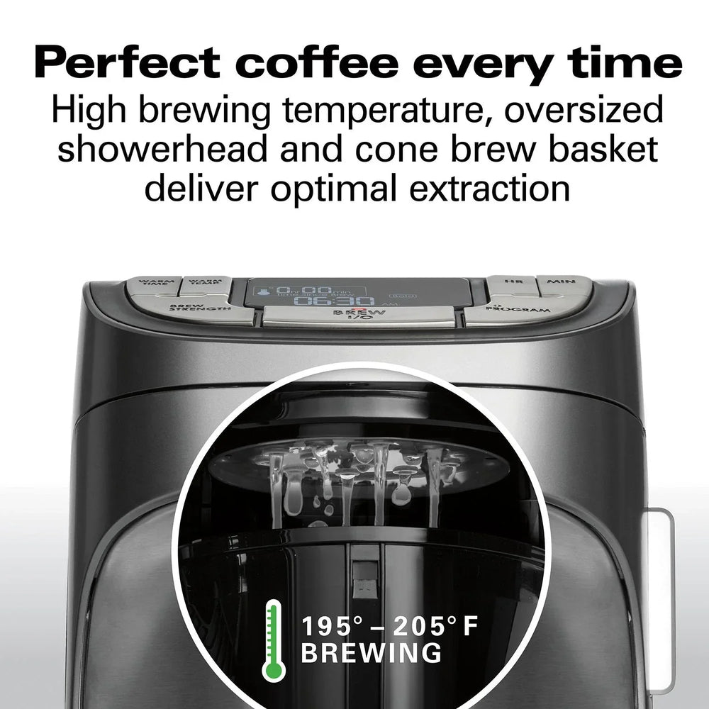 Hamilton Beach Professional Programmable 12-Cup Capacity Coffee Maker - USA MEGA SHOP
