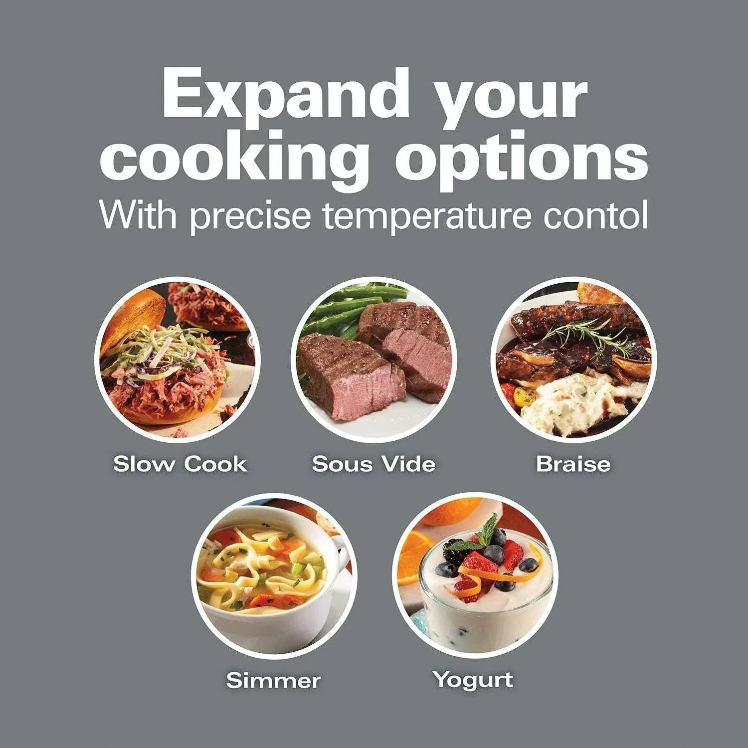 Hamilton Beach Temp Tracker 6-Quart Programmable Slow Cooker