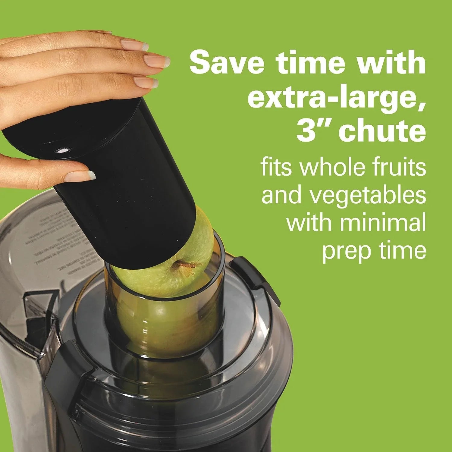 Hamilton Beach 800 Watt Easy Clean Juice Extractor with Easy Sweep Cleaning Tool - USA MEGA SHOP