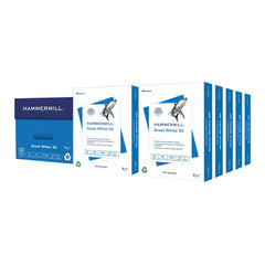 Hammermill Great White, 30% Recycled Printer Paper, Letter, 20lb, 92-Bright, 10 Reams of 500 sheets - USA MEGA SHOP
