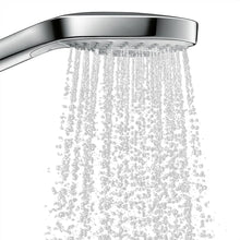 Chrome rain showerhead with full spray pattern