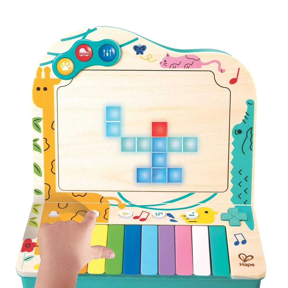 Hape Music Toys Dynamic Pixel Piano Arcade - USA MEGA SHOP