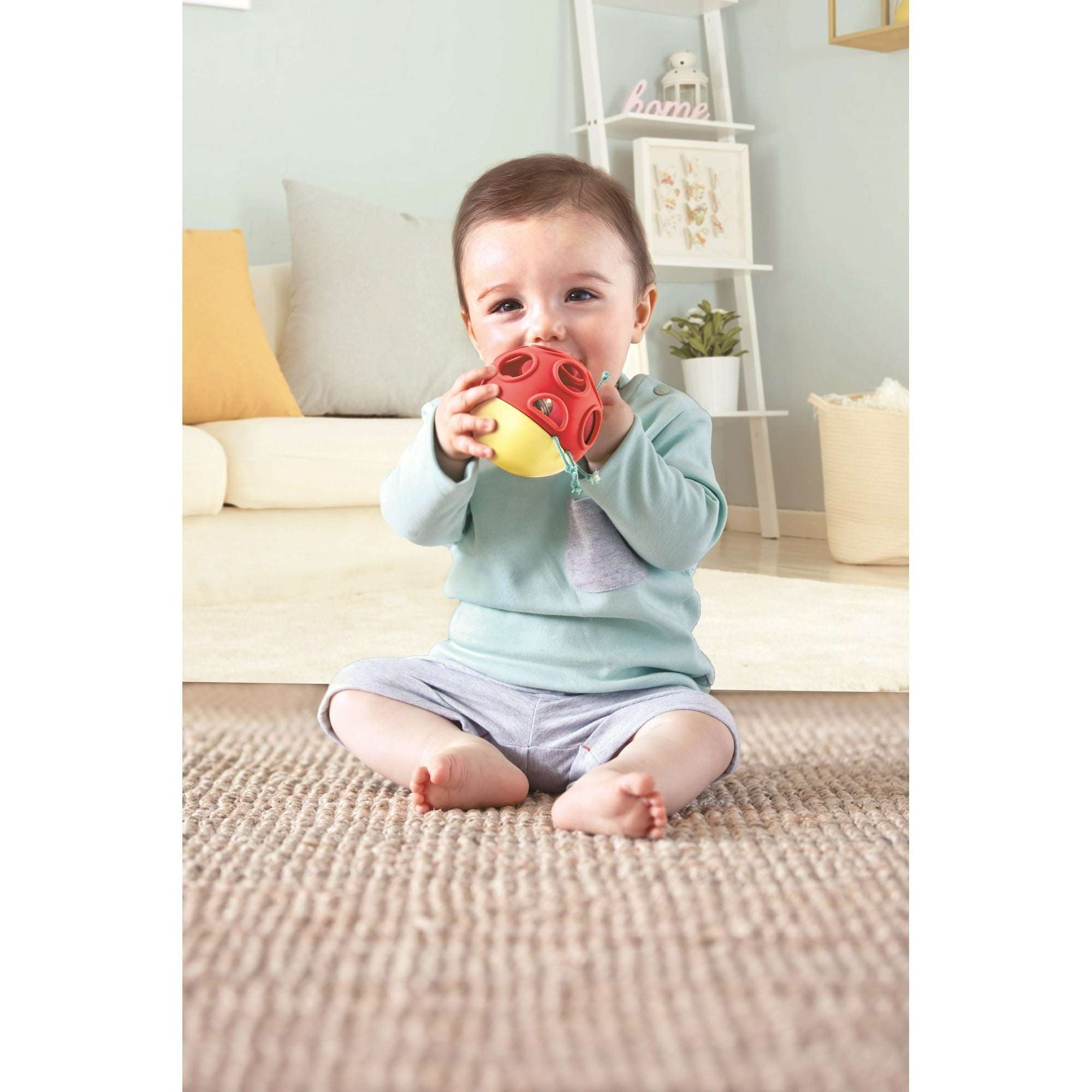 Hape Busy Bug Roll, Baby Rattle Toy, Unisex Child Ages 0M+, Plastic