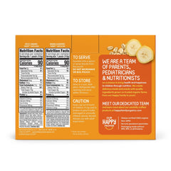 HappyTOT Organics Super Morning Pouch, Apple Cinnamon and Blueberry Banana Variety Pack, 12 ct., 4 oz.