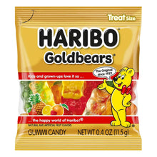 HARIBO Goldbears mini gummy candy pouch, Treat Size 0.4 oz