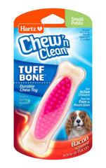 Hartz Chew n Clean Tuff Bone Dog Toy, Small, Color May Vary - USA MEGA SHOP