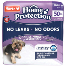 Lavender-scented regular dog pads, 50-count, super absorbent leak-proof