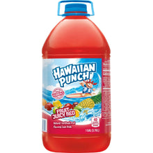 1-gallon Hawaiian Punch fruit drink bottle with red juice front label