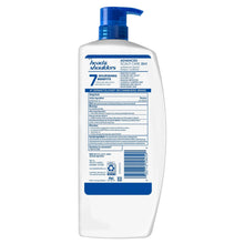 Head & Shoulders 2-in-1 dandruff shampoo bottle with blue pump and back label