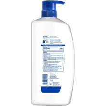 Head & Shoulders sulfate-free shea butter shampoo bottle back label with barcode and directions