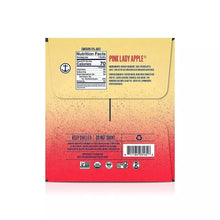 Kombucha carton back panel with Nutrition Facts and Pink Lady Apple