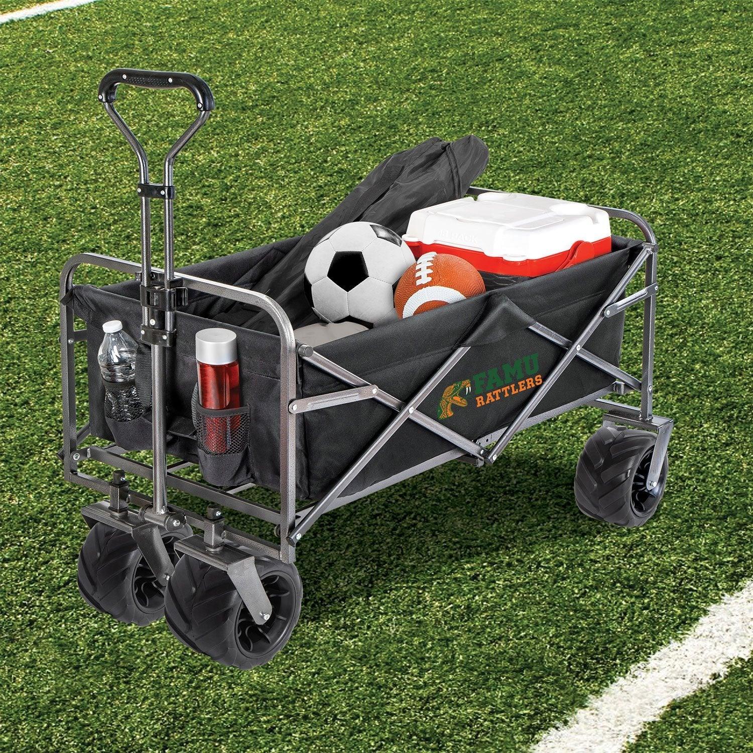 Smart Design NCAA Heavy-Duty Collapsible Sports Wagon - USA MEGA SHOP
