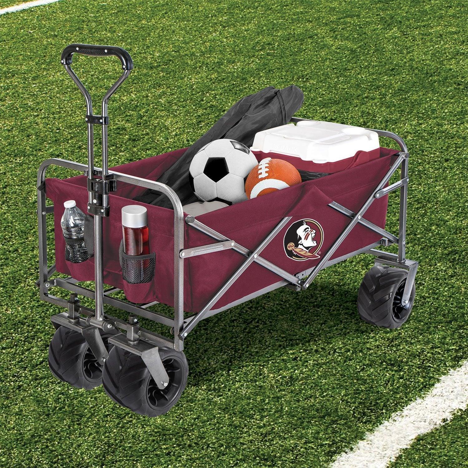 Smart Design NCAA Heavy-Duty Collapsible Sports Wagon