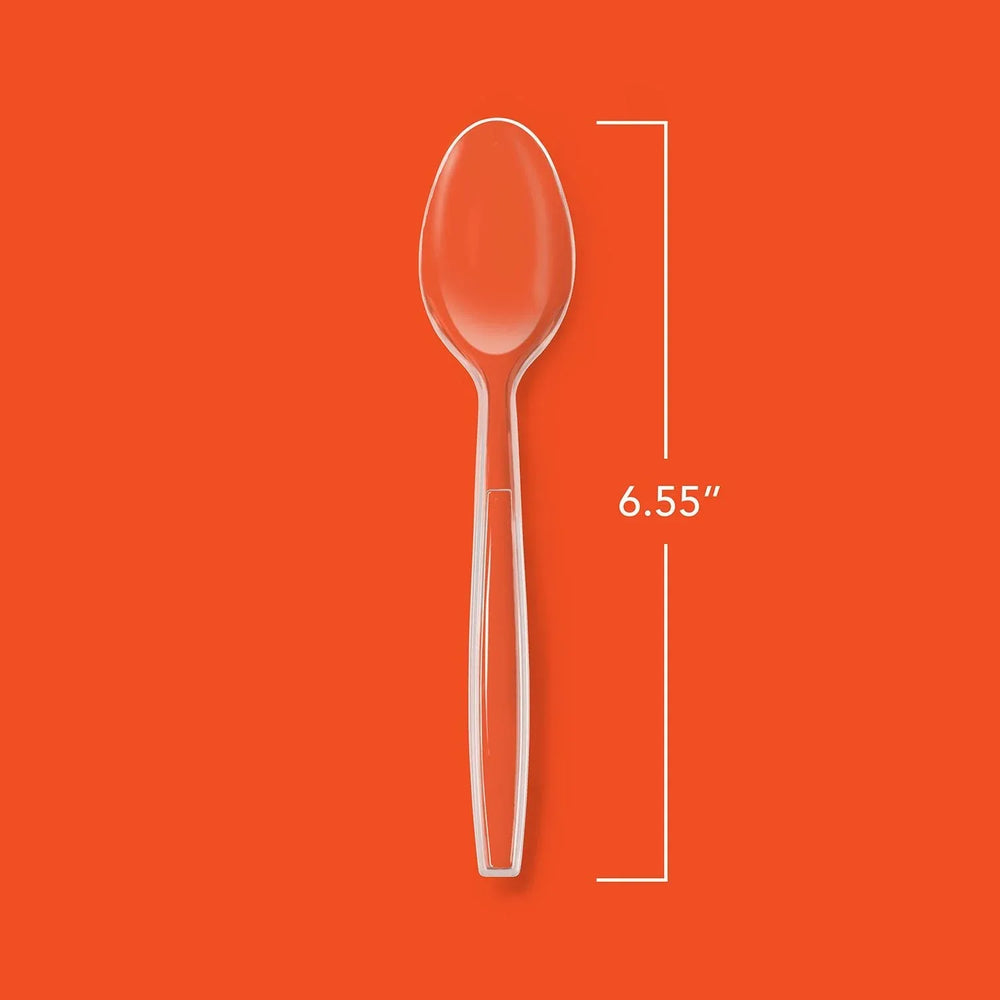 Hefty Clear Heavy-Weight Plastic Spoons 300 ct. - USA MEGA SHOP