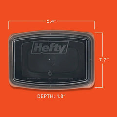 Hefty Food Storage Containers with Lids, 28 oz., 60 pc.