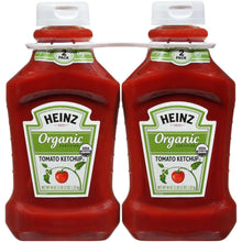 Heinz Organic tomato ketchup 44 oz bottles, two-pack with green USDA label