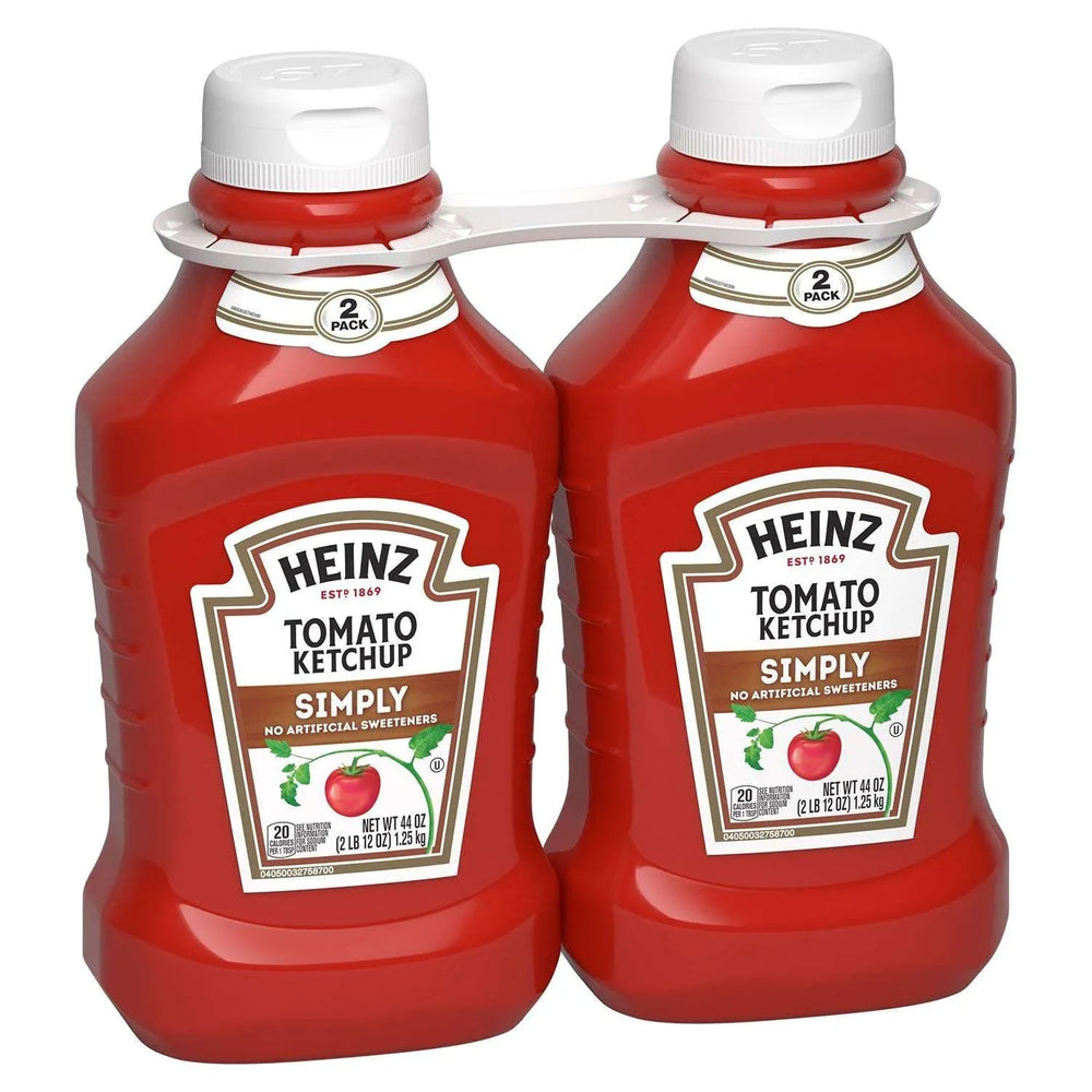 Heinz Simply Tomato Ketchup, 44 oz., 2 pk. - USA MEGA SHOP