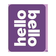 Hello Bello logo with bottle and wash icon
