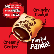 Hello Panda chocolate cookie with crunchy cookie, creamy center, and playful panda