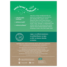 Fluoride-free spearmint toothpaste 3-pack box back panel with ingredient text
