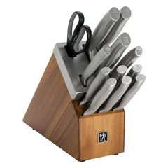 Henckels Diamond 13-Piece Self-Sharpening Acacia Block Set - USA MEGA SHOP