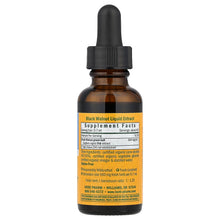 Herb Pharm Black Walnut liquid extract, amber dropper bottle showing supplement facts and ingredient label.