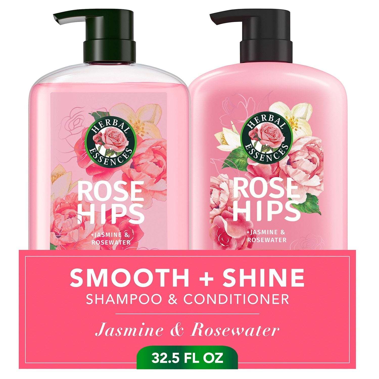 Herbal Essences Rose Hips Shampoo and Conditioner, 32.5 fl. oz., 2 pk.