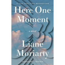 Blue paperback book cover with butterfly graphic, title text, and Liane Moriarty