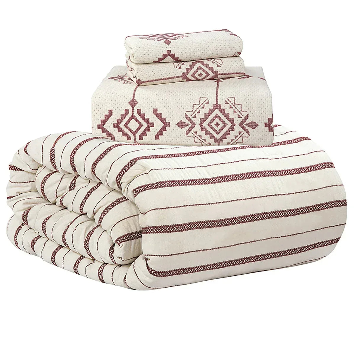 Heritage Threads 4-Piece Coverlet Set with Comforter