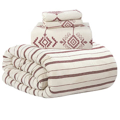 Heritage Threads 4-Piece Coverlet Set with Comforter - USA MEGA SHOP