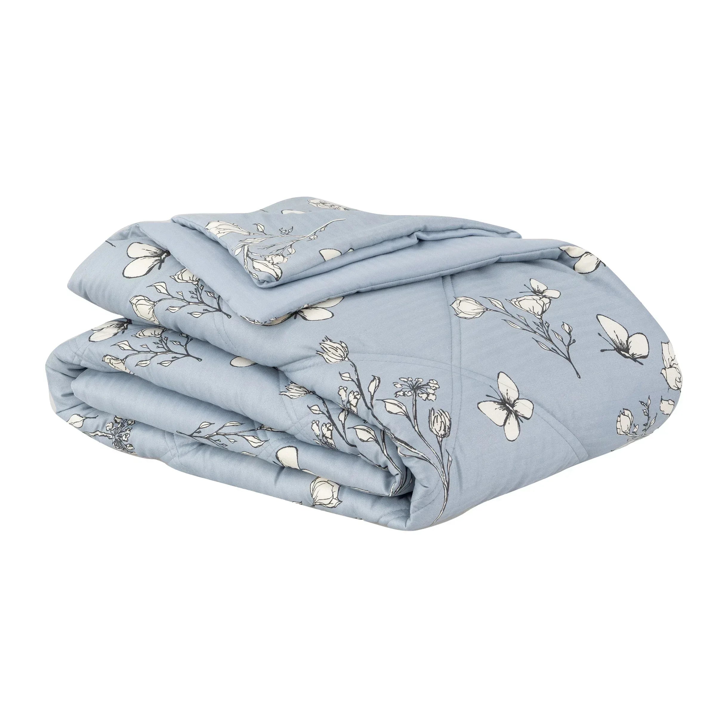 Herringbone Microfiber Down Alternative Blanket