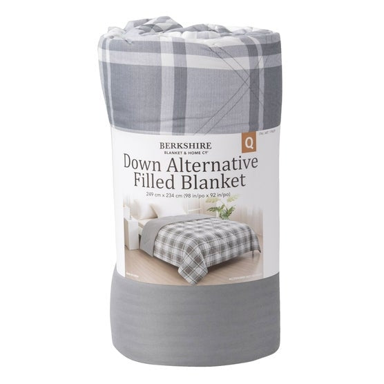Herringbone Microfiber Down Alternative Blanket