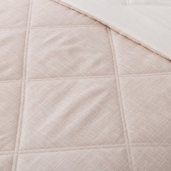 Herringbone Microfiber Down Alternative Blanket
