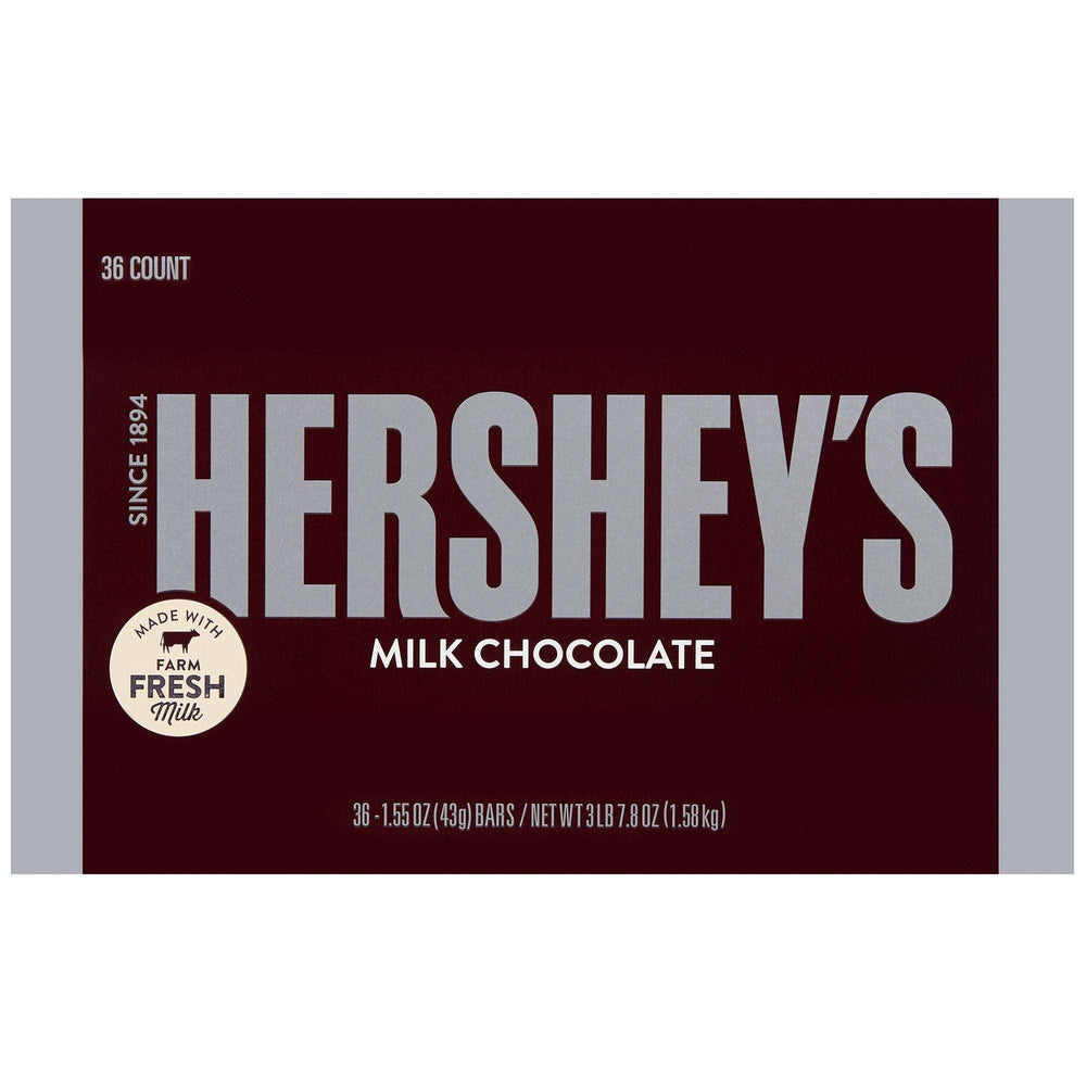 Hershey's Milk Chocolate, 1.55 oz, 36-count