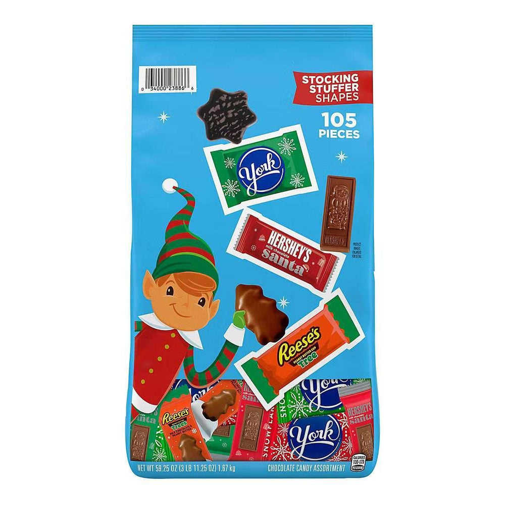 Hershey Stocking Stuffer Shapes, 59.25 oz. - USA MEGA SHOP