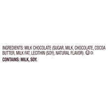 Candy bag ingredients text panel with allergen statement