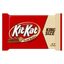 Kit Kat King Size bar wrapper, red label with crisp wafers and chocolate graphic