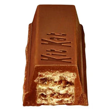 Chocolate wafer bar with milk chocolate coating and embossed Kit Kat top