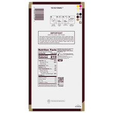 Hershey's milk chocolate multipack nutrition facts label on package back