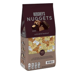 Hershey's Nuggets Snack Size Milk & Dark Chocolate Candy Bars, 145 pk./52 oz.