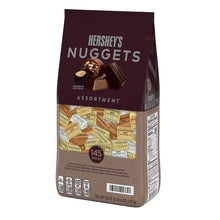Hershey's Nuggets assortment bag with barcode and 145-piece label