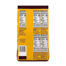 Assorted candy bulk bag back with Nutrition Facts and product information