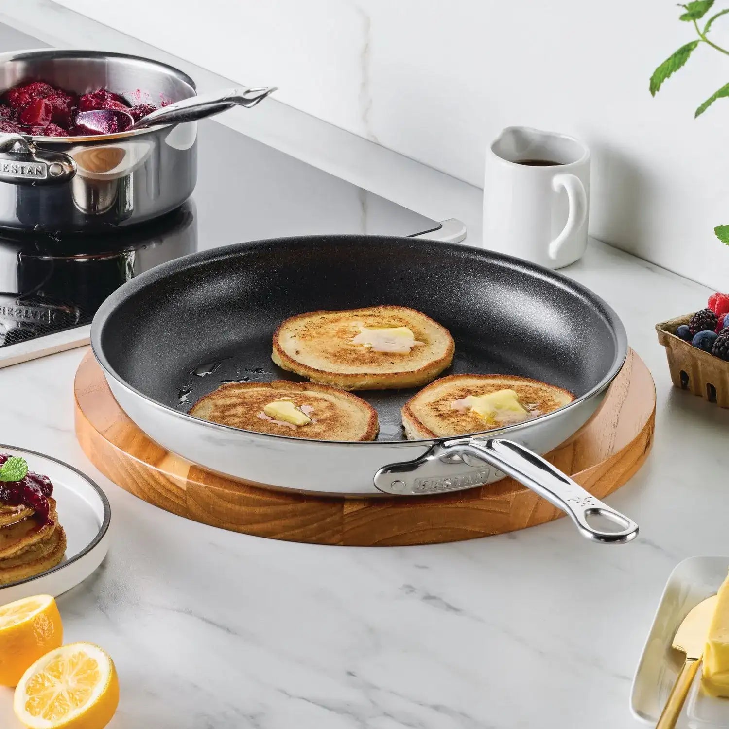 Hestan ProBond Luxe Stainless Steel TITUM™ Nonstick Skillet