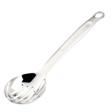 Hestan Provisions slotted stainless spoon with loop handle