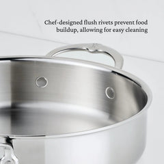 Hestan ProBond Luxe Stainless Steel Braiser, 3.5 qt.