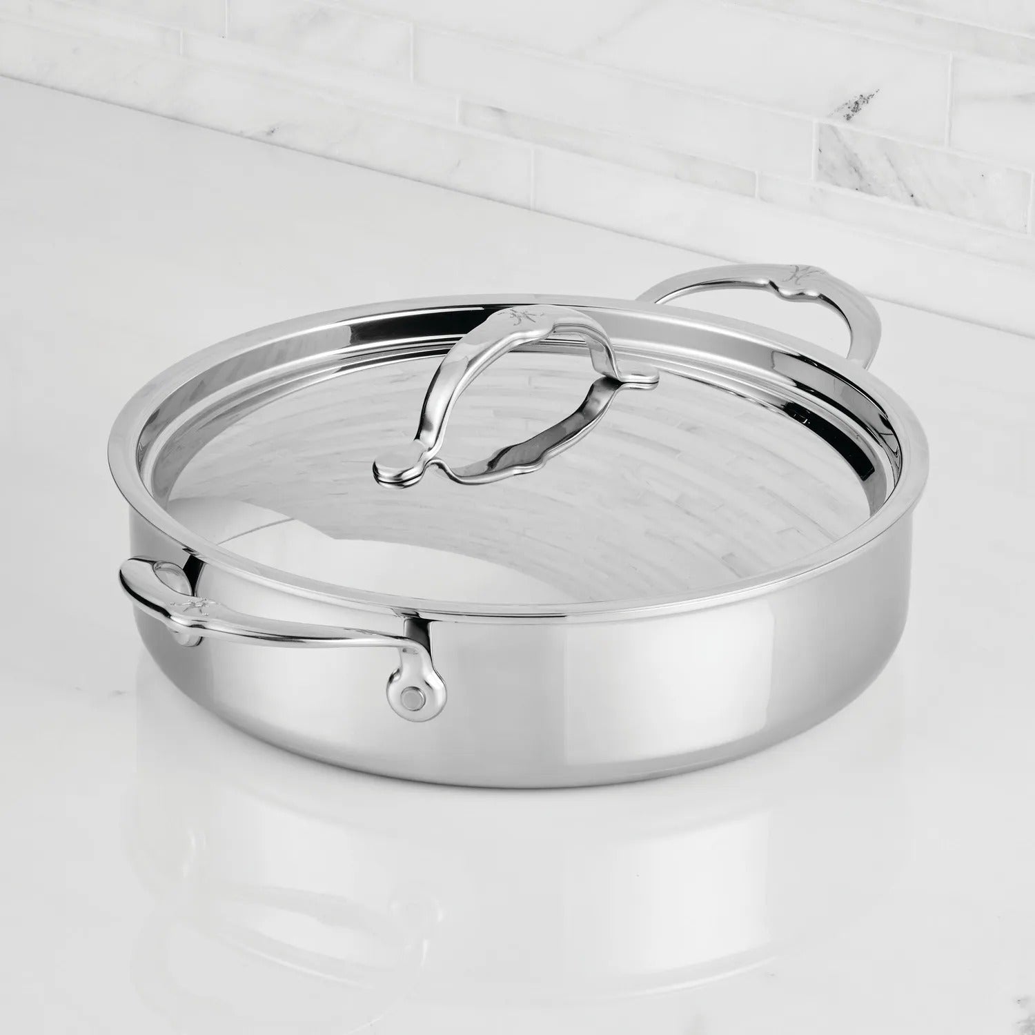 Hestan ProBond Luxe Stainless Steel Braiser, 3.5 qt.