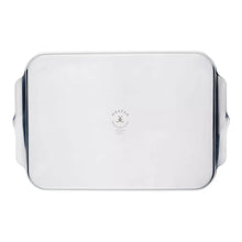 Rectangular sheet pan underside with Hestan logo and side handles